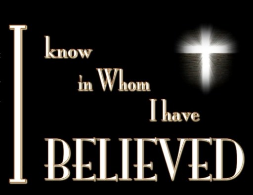 2 Timothy 1-12 I Know Whom I Have Believed-black