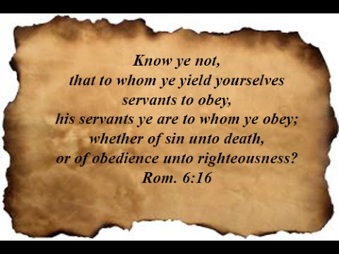 Romans 6 16